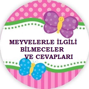 Meyveler ve Sebzeler ile İlgili Bilmeceler