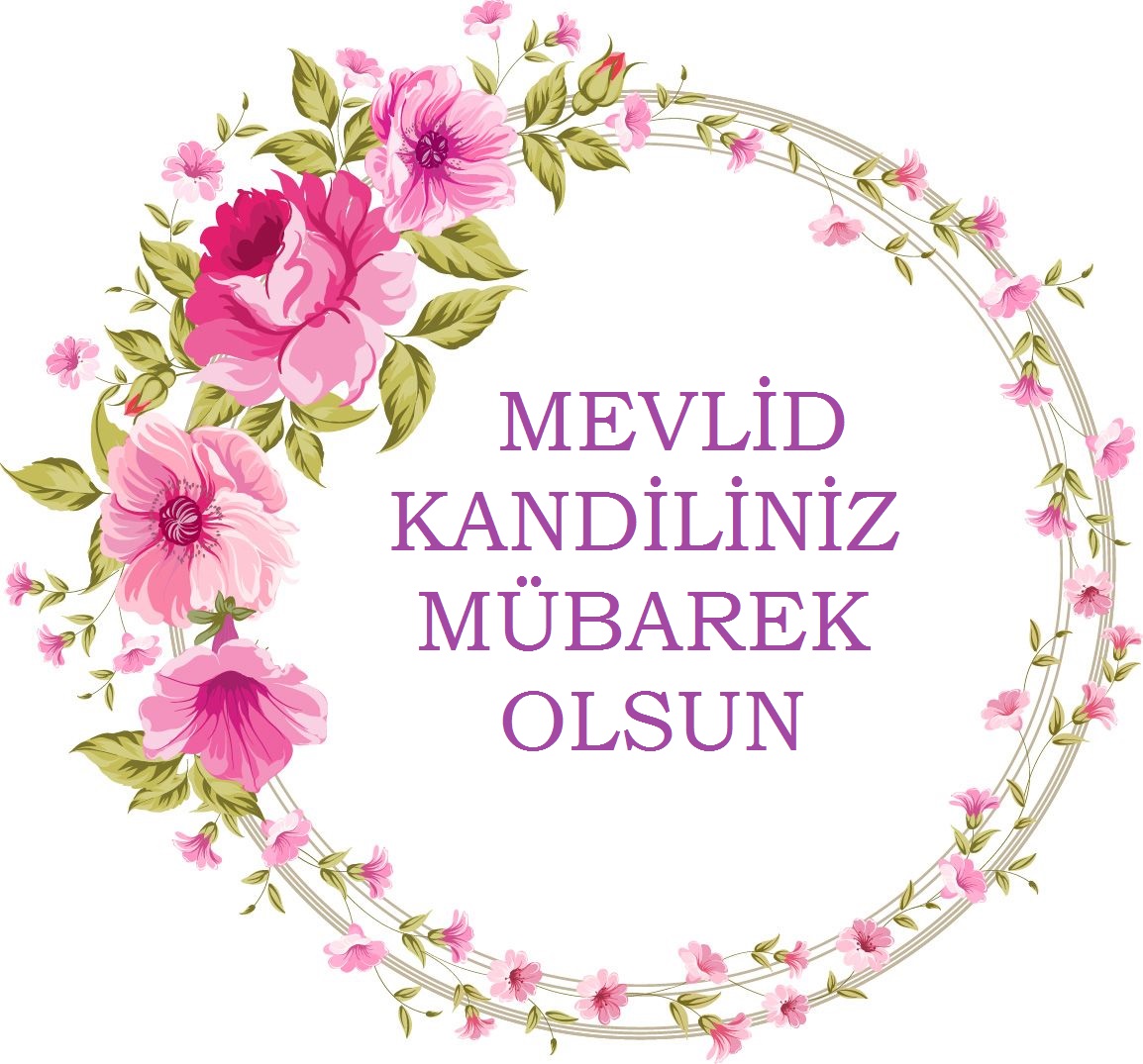 Mevlid Kandili Kutlama Kartları