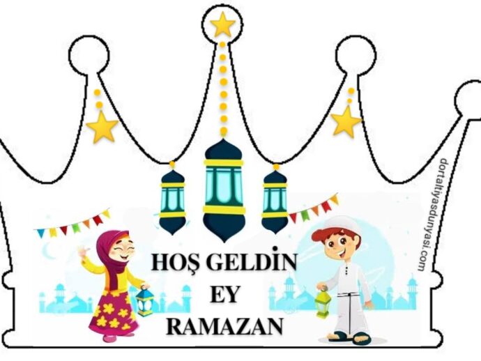 Renkli Ramazan Tacı -Hoş Geldin Ey Ramazan