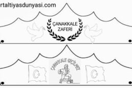 ÇANAKKALE ZAFERİ TAC KALIPLARI