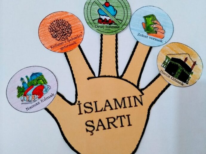 İslam’ın Şartları İle İlgili Etkinlik – Beş Parmak